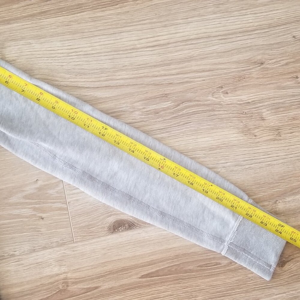 ABERCROMBIE HEATHER GRAY ZIP HOODIE SWEATSHIRT SIZE M - Picture 7 of 7